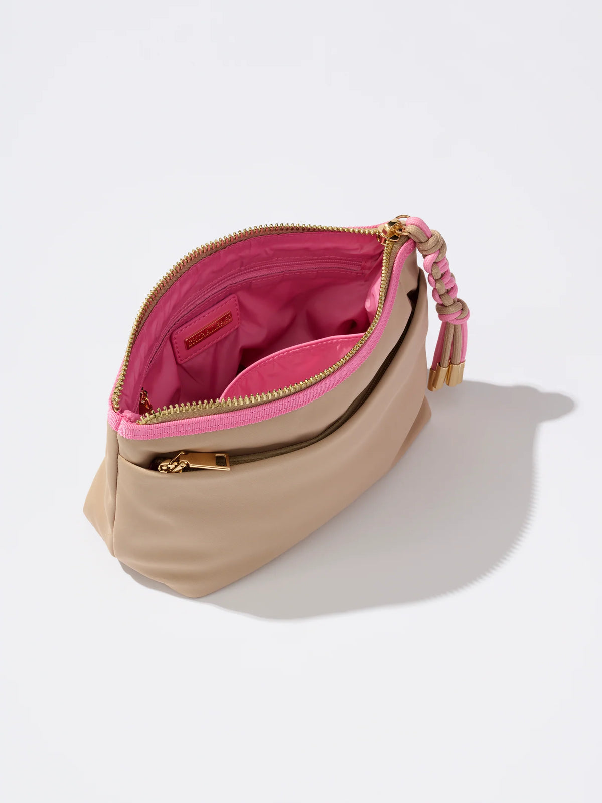 Jet Zip Pouch Tan