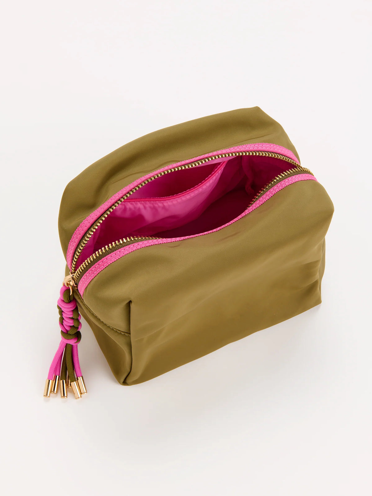 Jet Boxy Zip Pouch LG Olive