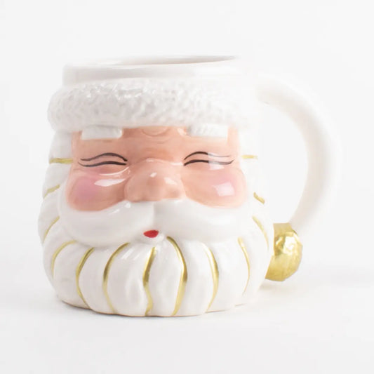 Santa Coffee Mug - White