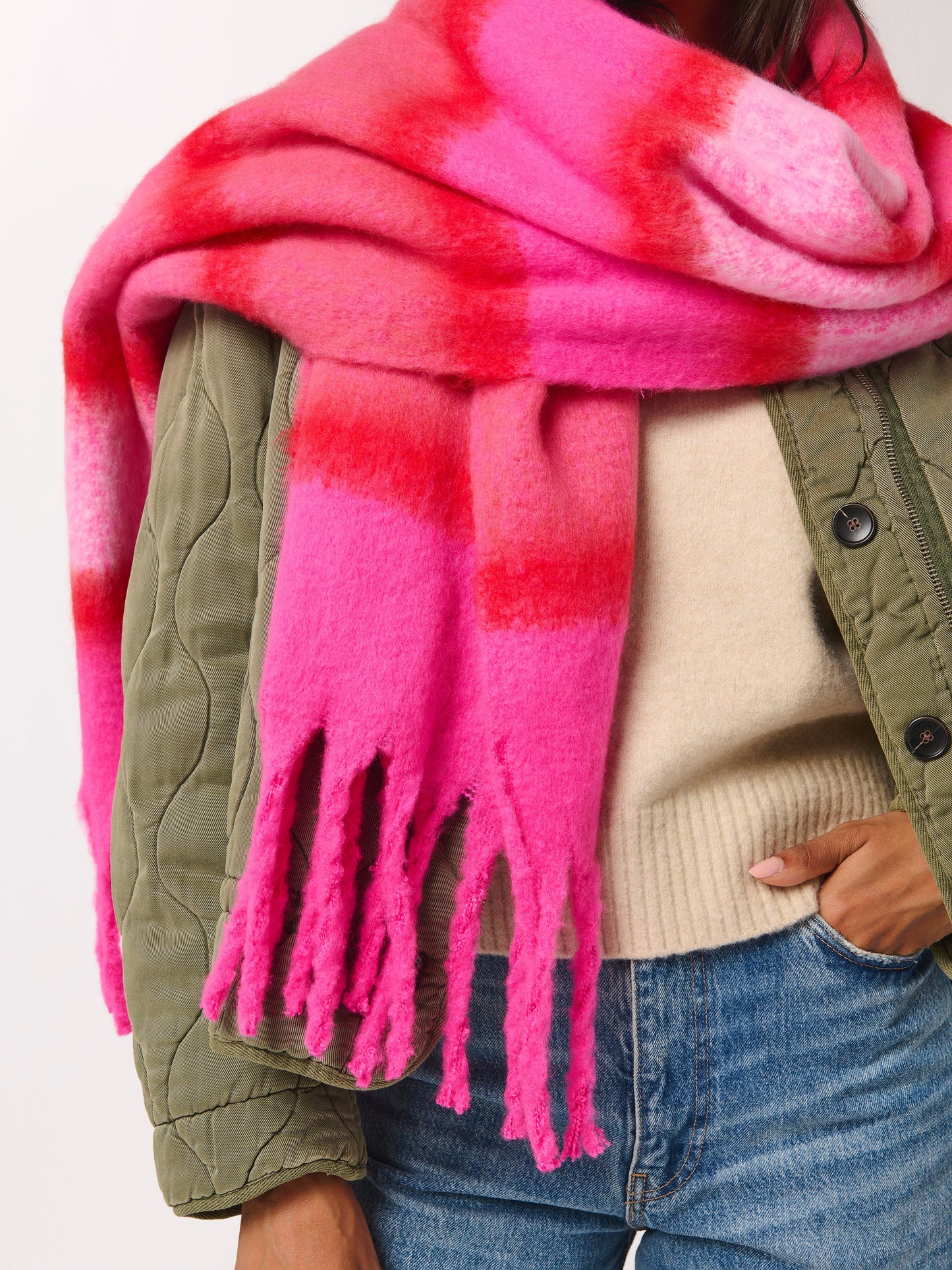 Amelia Scarf Red