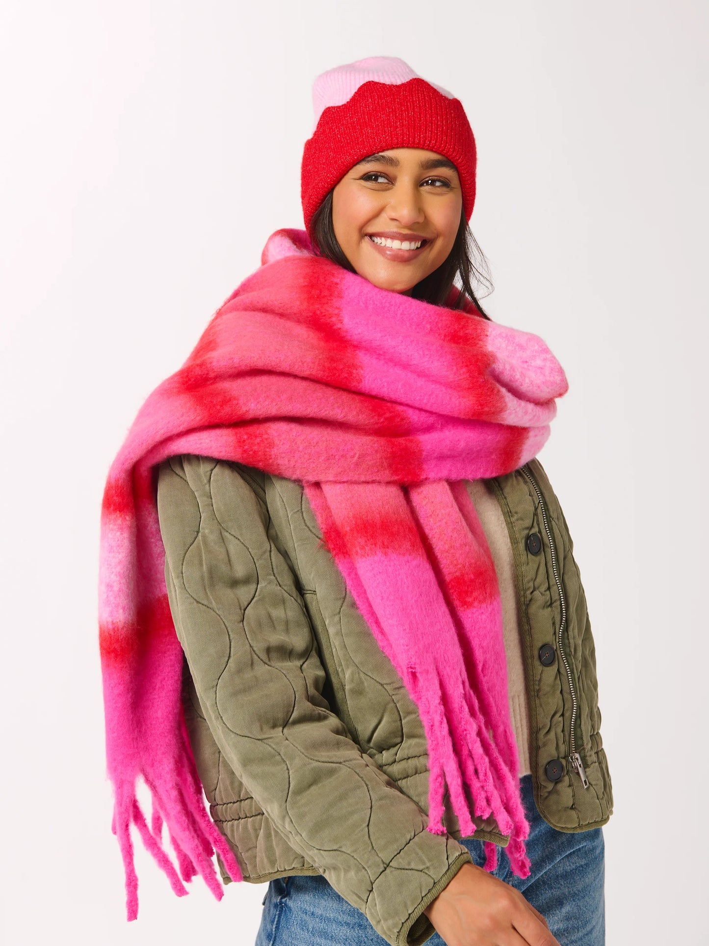 Amelia Scarf Red