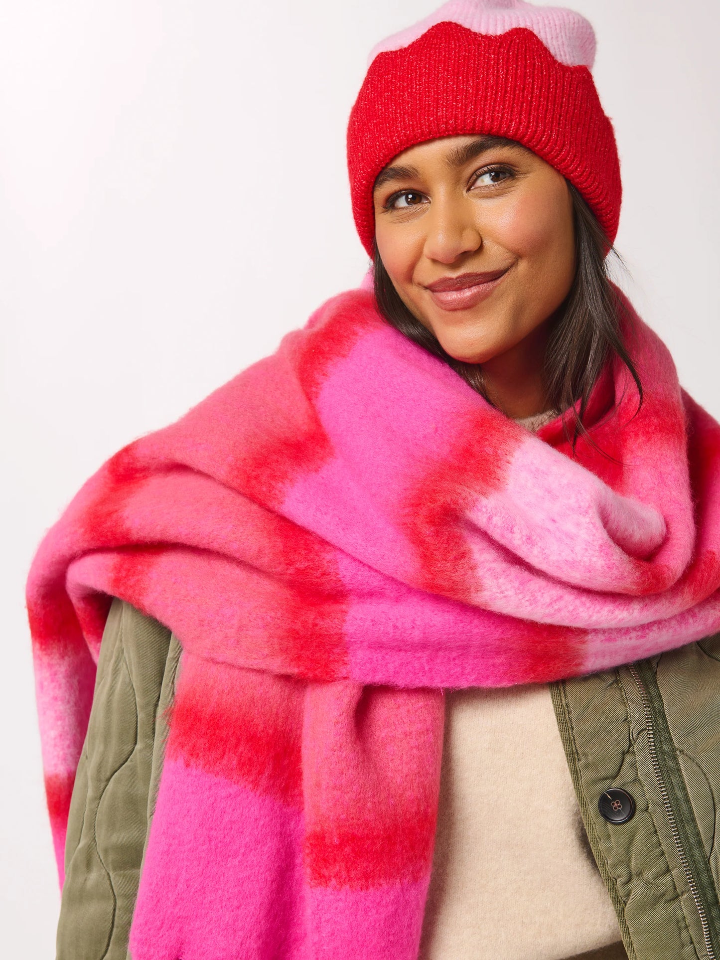 Amelia Scarf Red