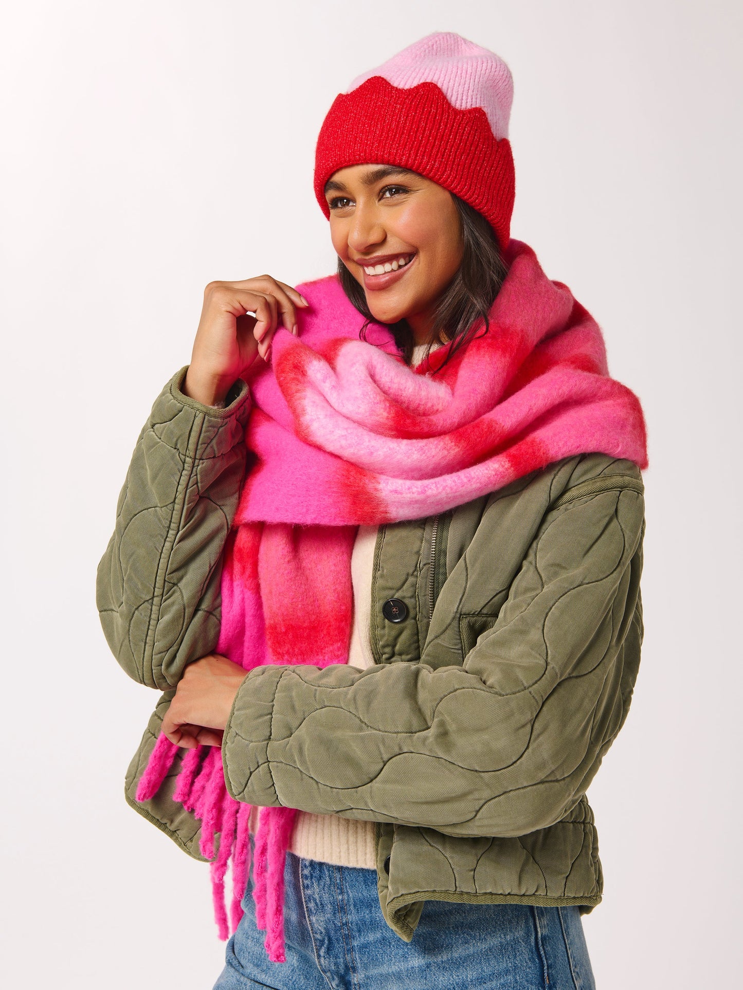 Amelia Scarf Red