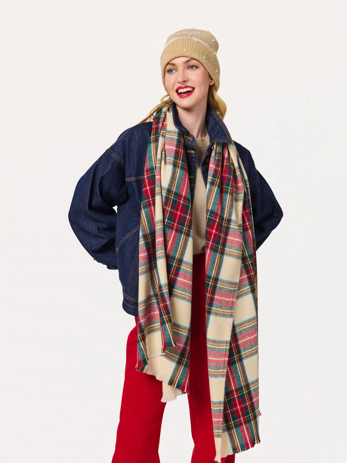 Blair Scarf Ivory