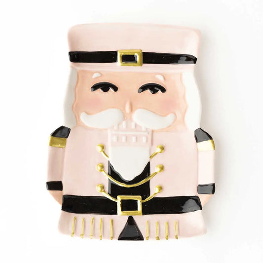 Nutcracker Dessert Plate Pink