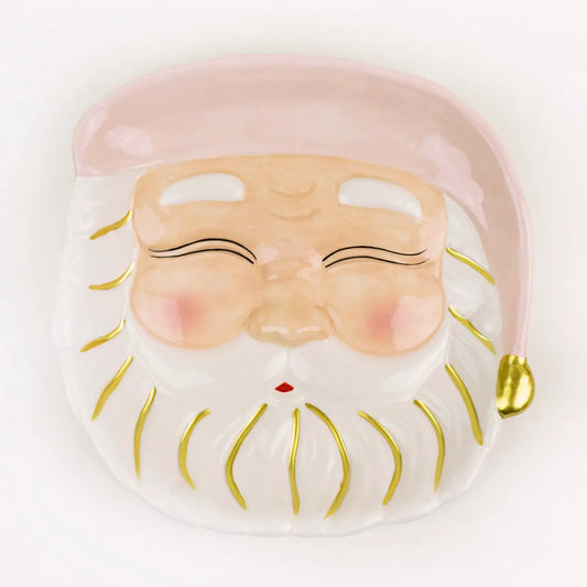 Santa Platter Pink