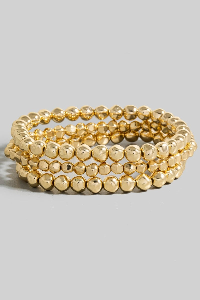 Gold Beaded Bracelets
