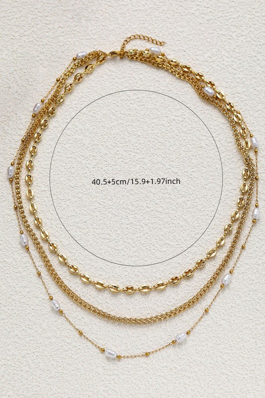 Layered Chains Necklace