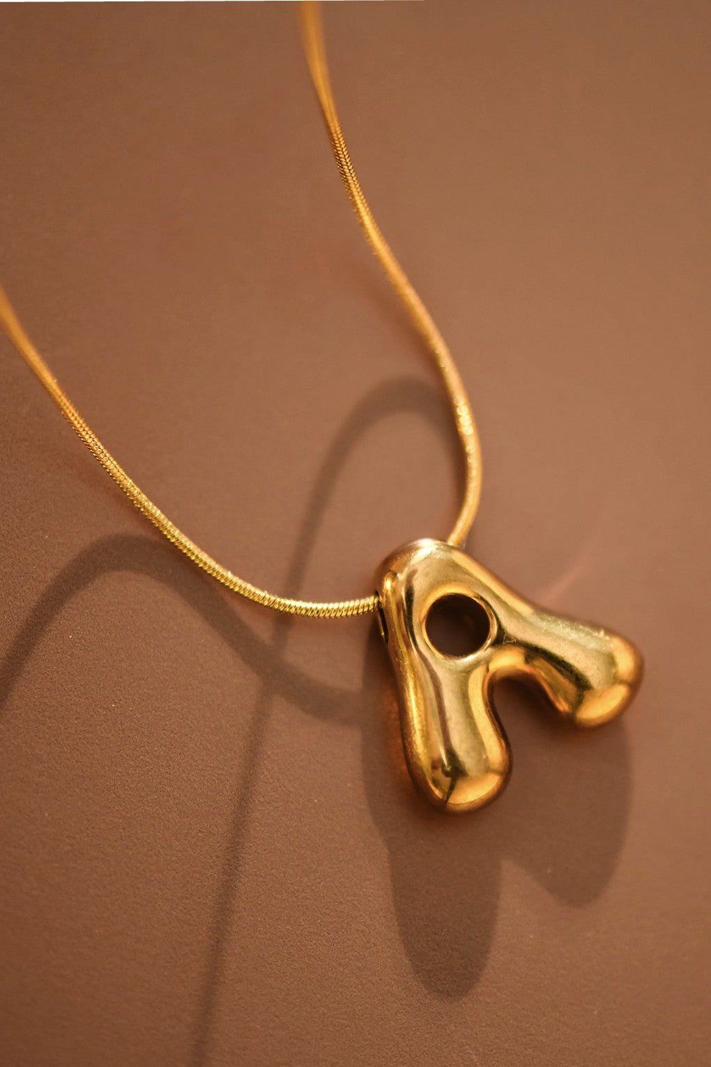 Bubble Initial Necklace