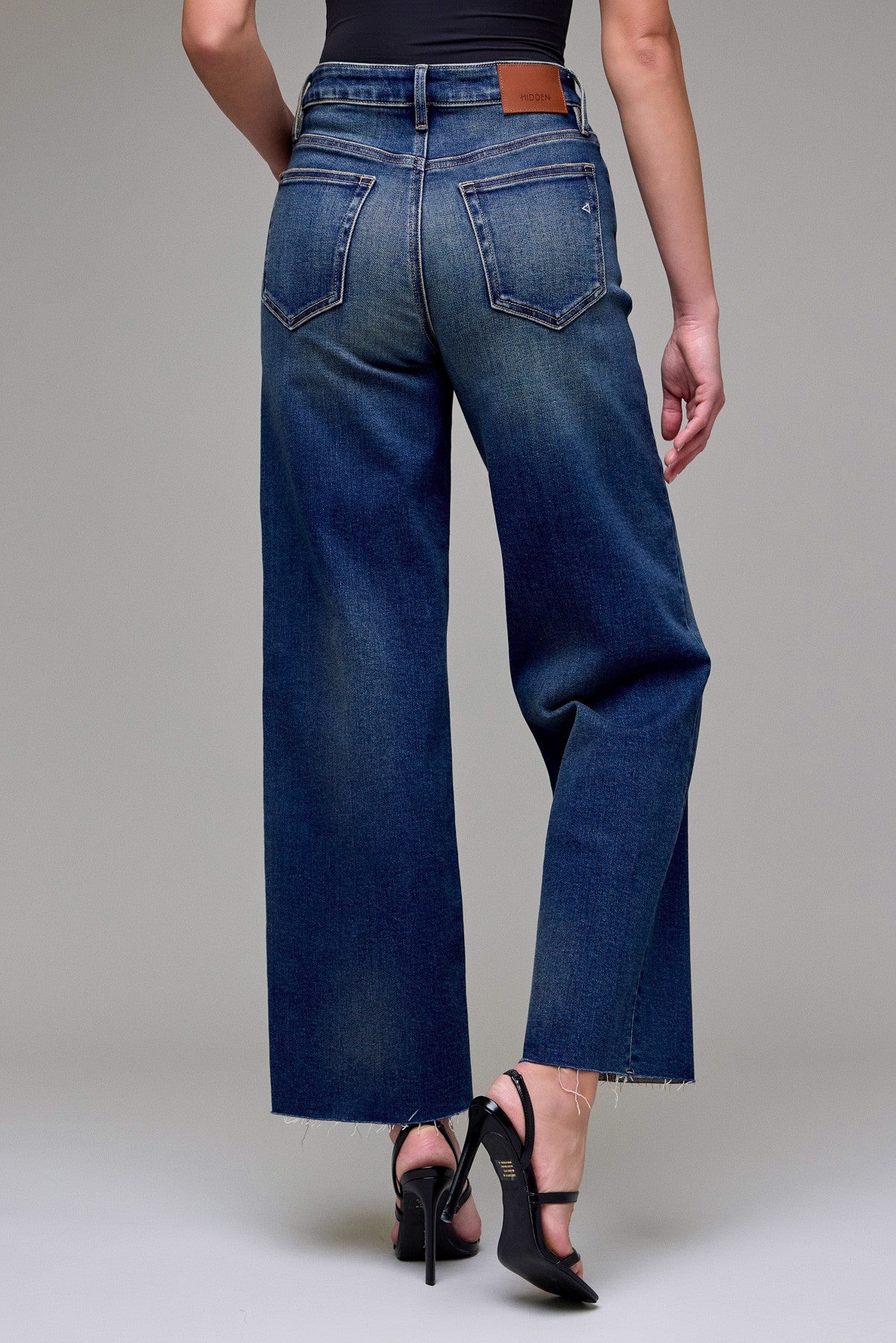 High Rise Logan Dad Jean Dark Wash
