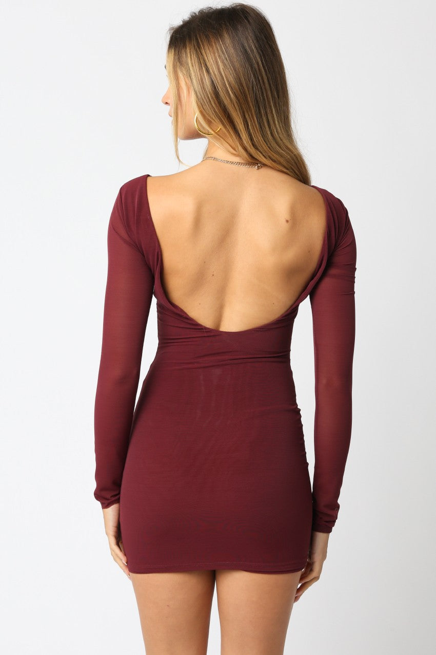 Jewel Open Back Dress