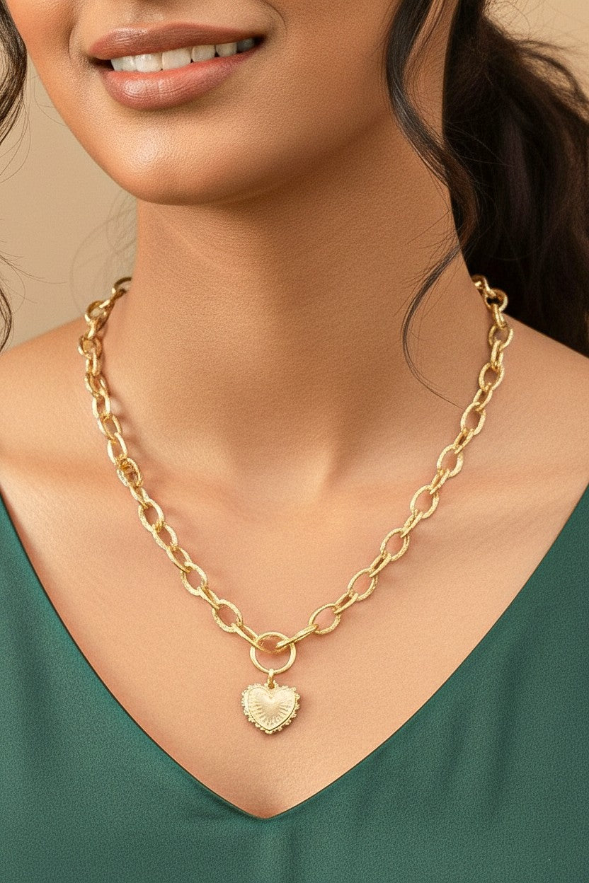 Chunky Heart Necklace