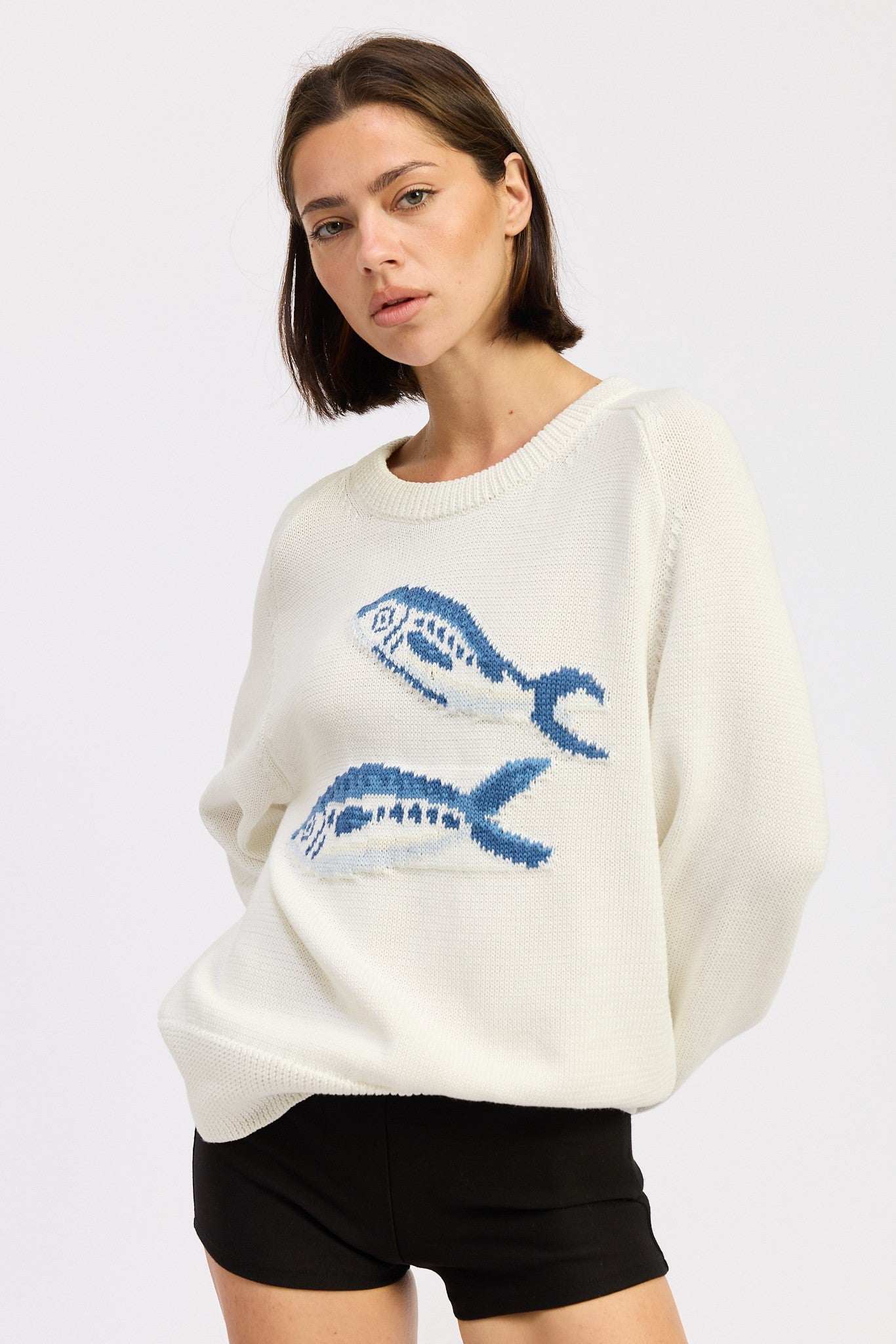 Sardine Knit Sweater - Clothe Boutique
