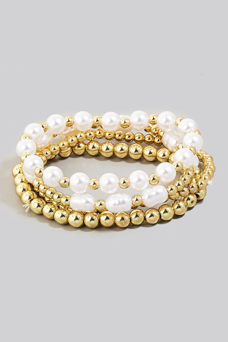 Pearl Beaded Bracelets
