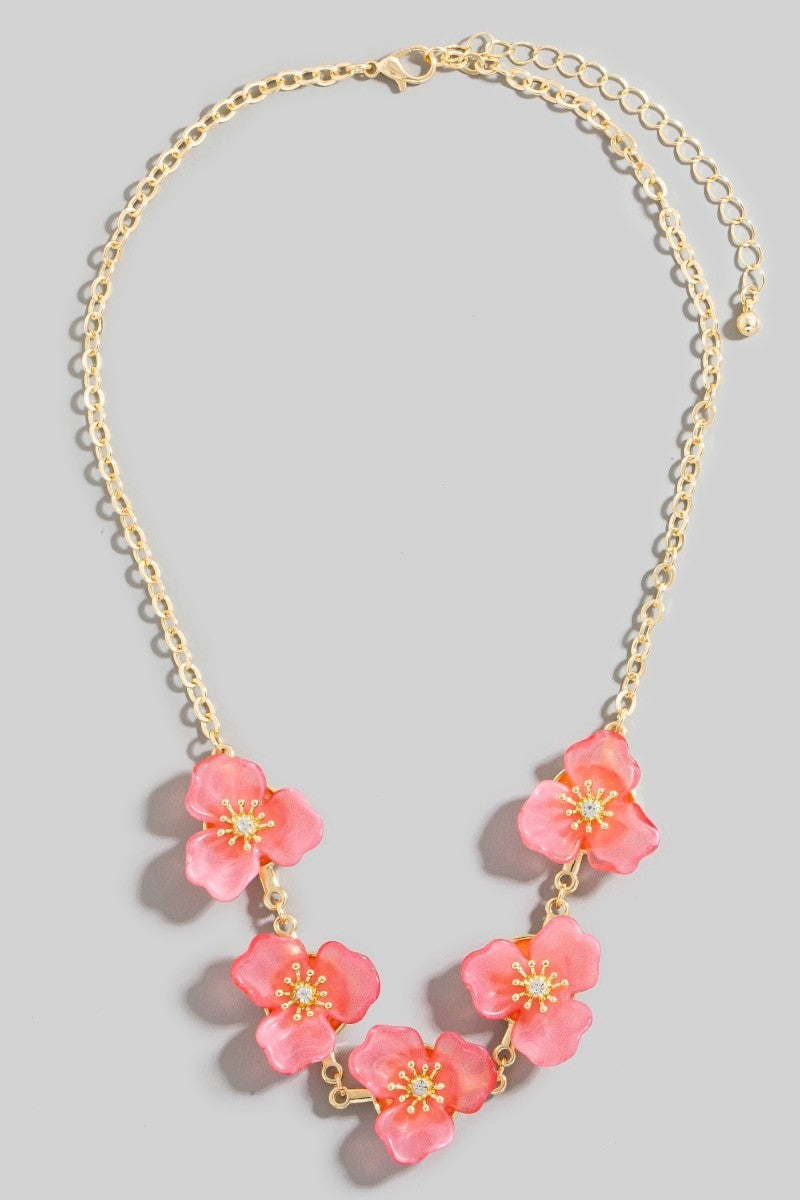 Acrylic Flower Necklace