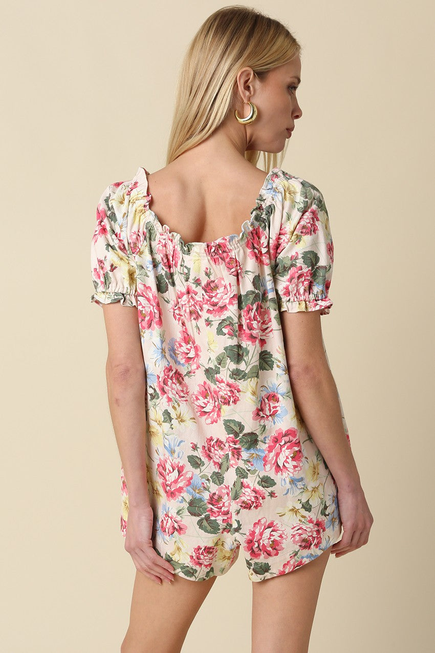 Garden Party Romper - Clothe Boutique