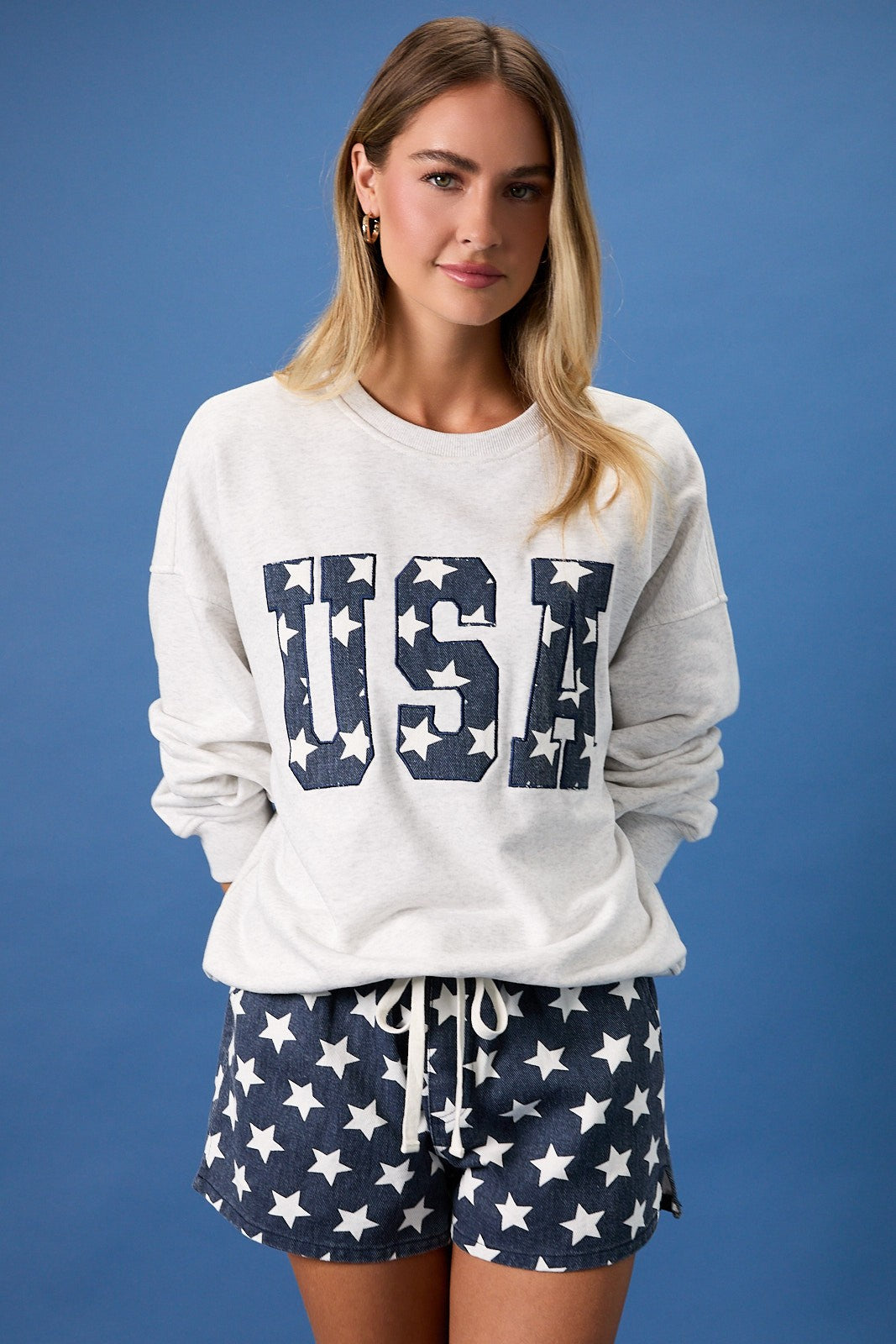 Star Drawstring Shorts