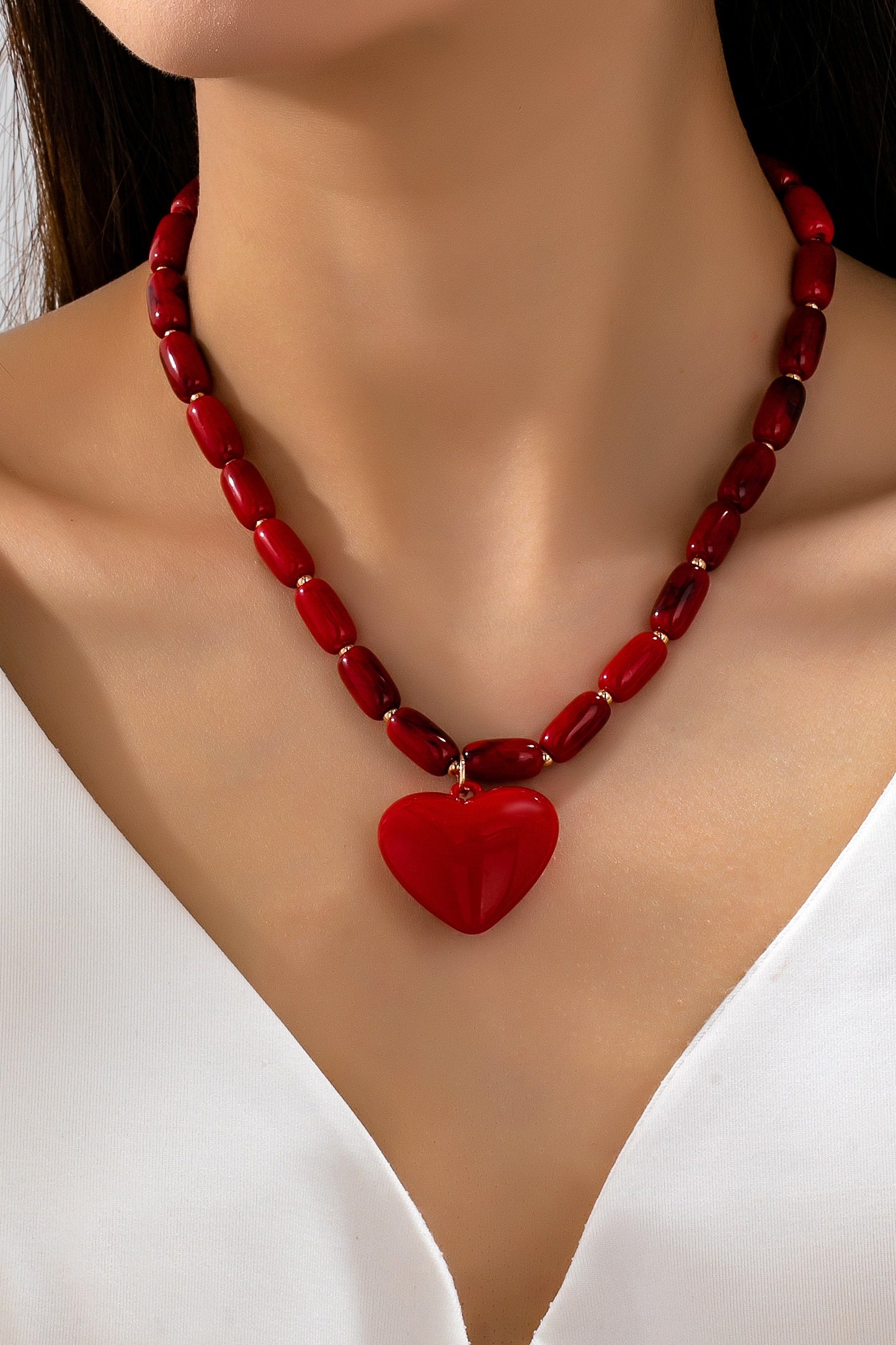 Crimson Heart Necklace