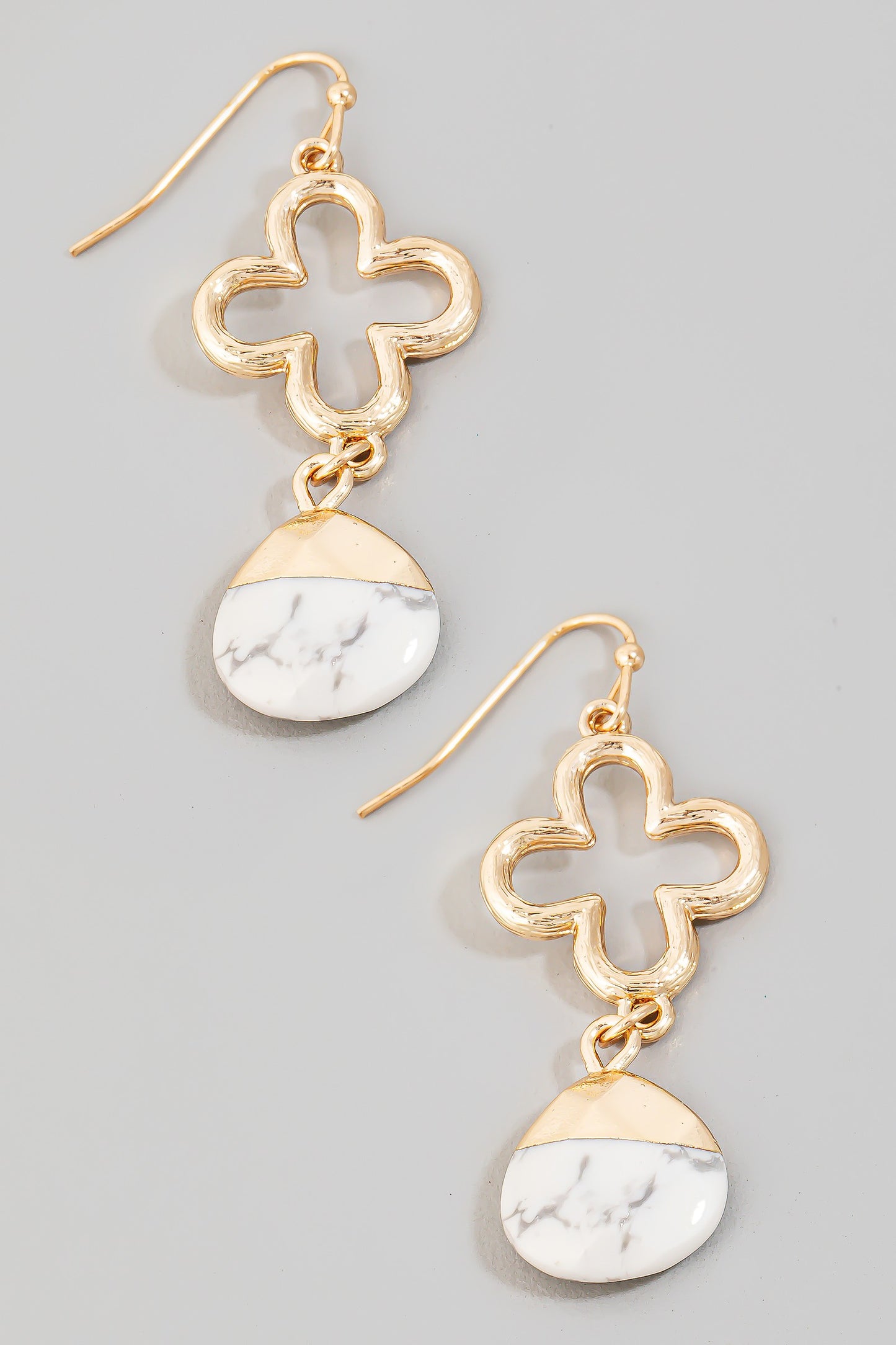 Clover Stone Earrings