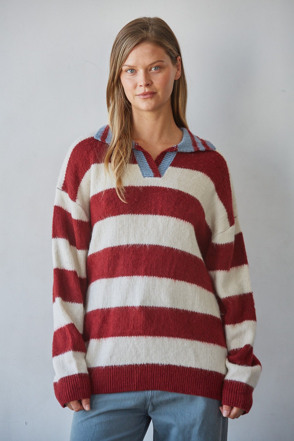 Oxford Stripe Sweater