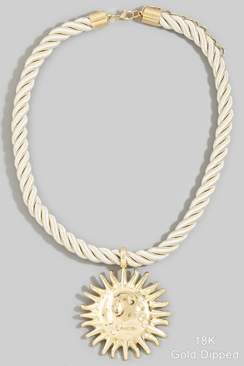 Sun Pendant Necklace