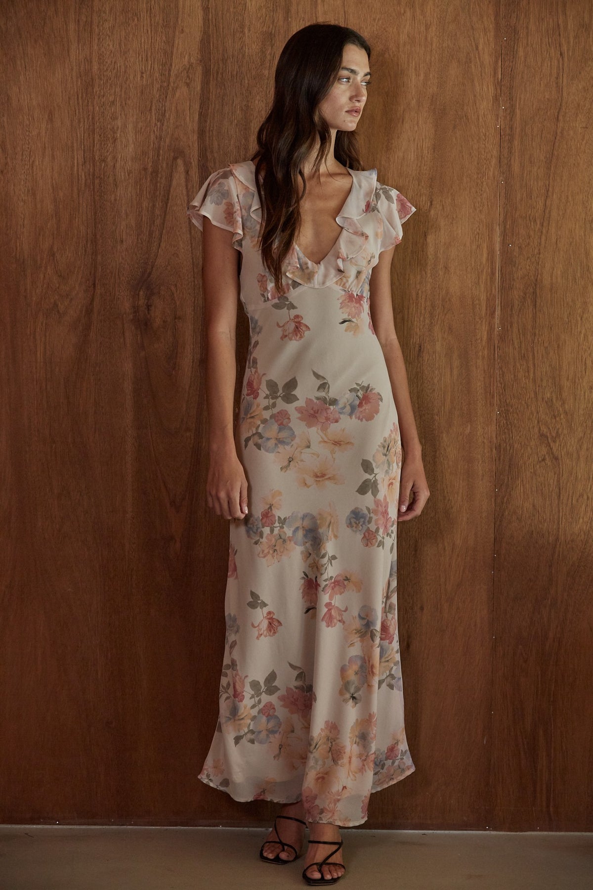 Poesie Floral Maxi Dress