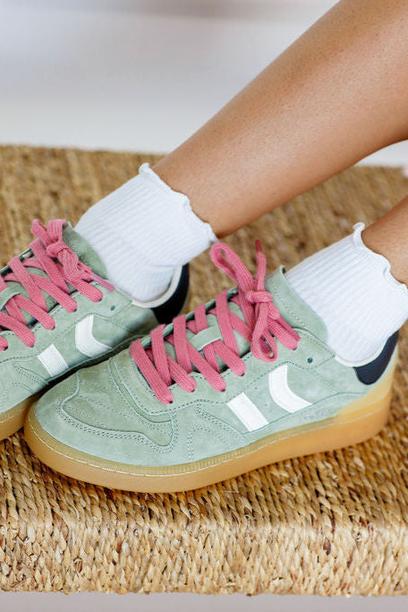 Goal Sneaker - Green Kakhi
