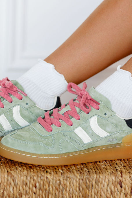 Goal Sneaker - Green Kakhi