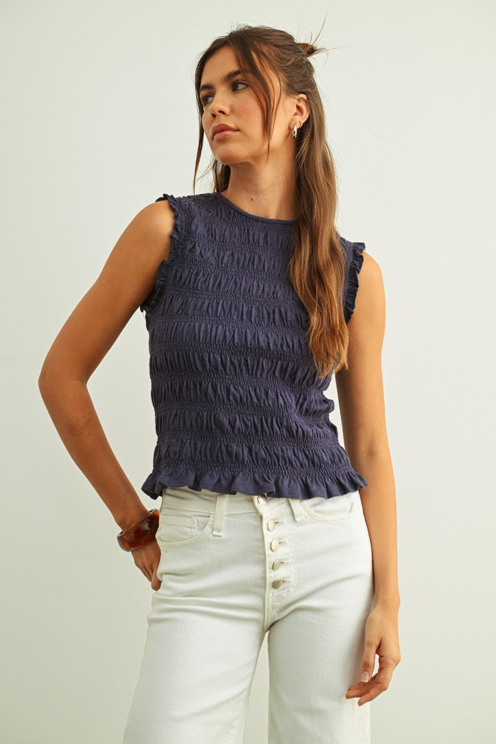 Navy Smock Tank