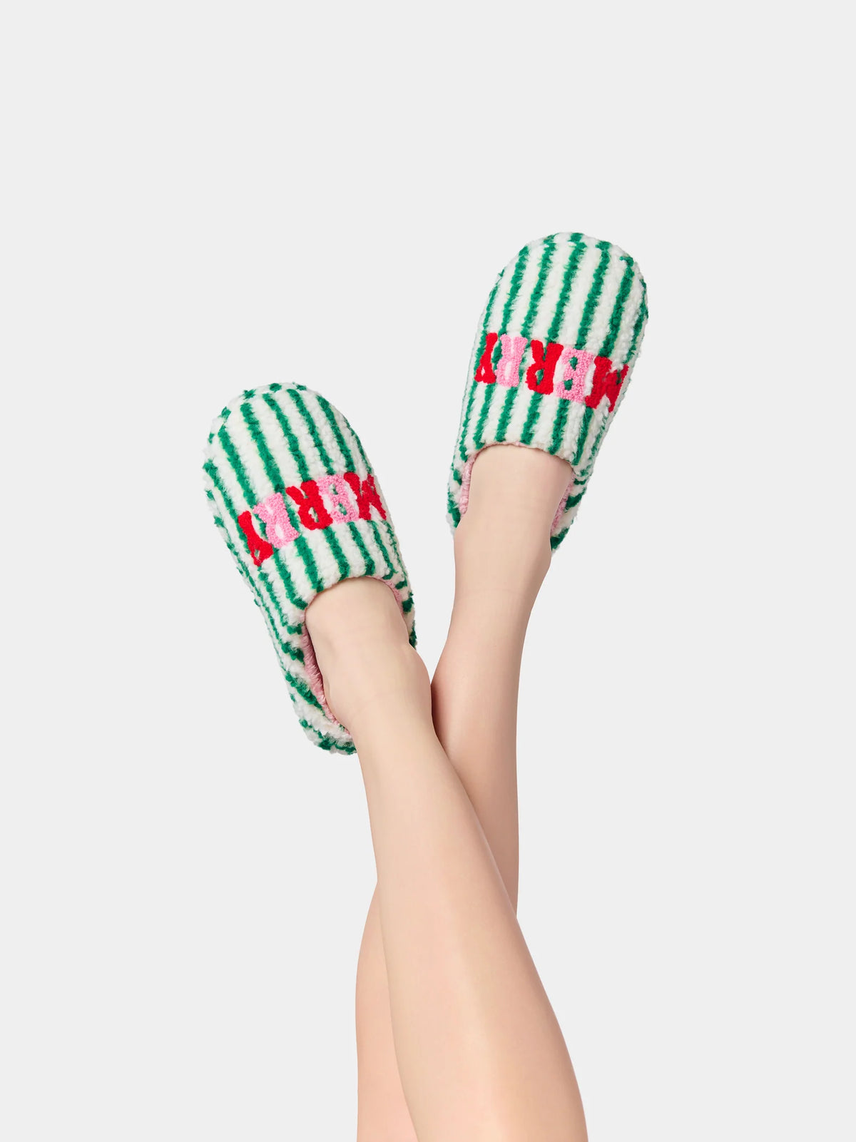 Merry Striped Slippers