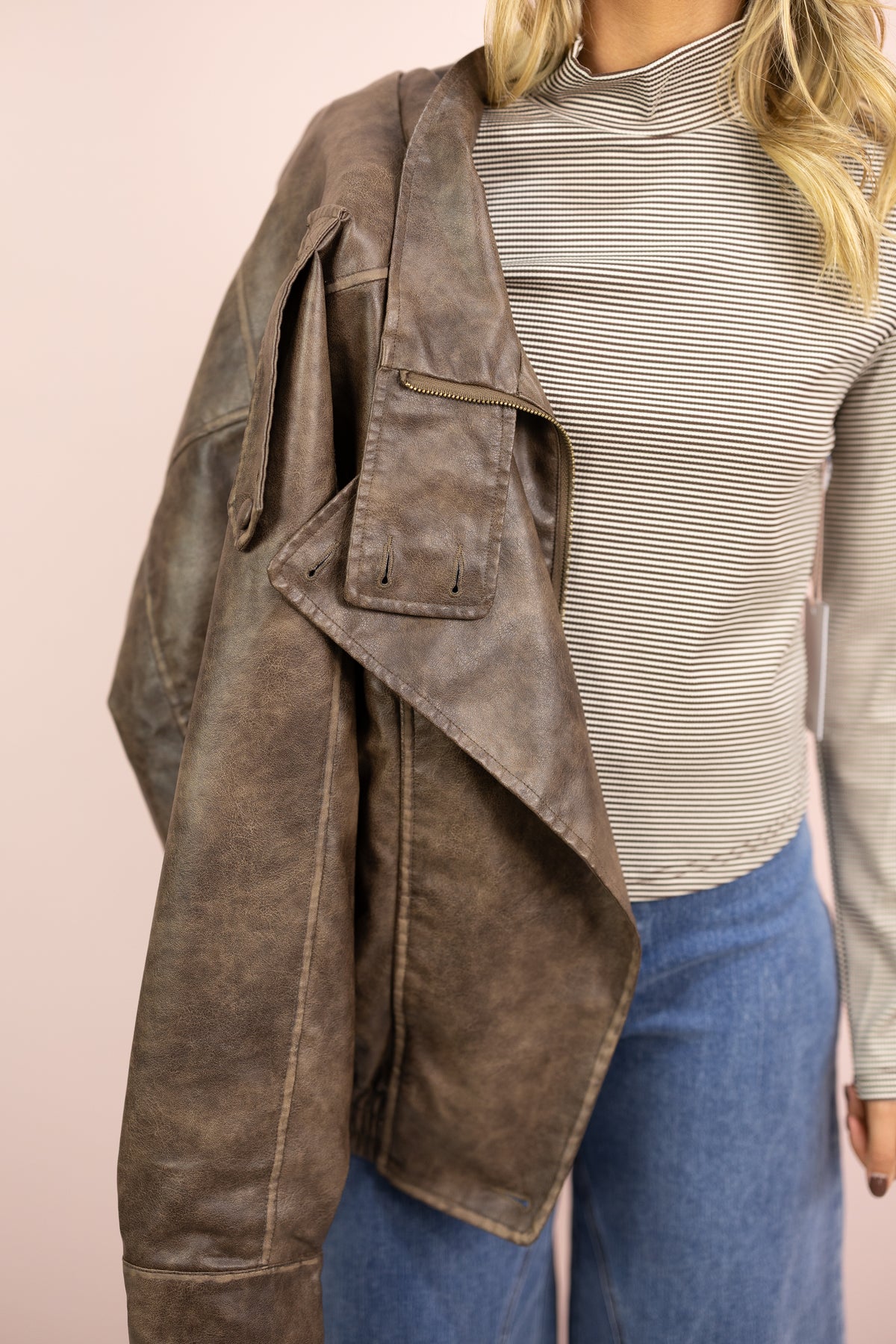 Otis Brown Vegan Lether Jacket