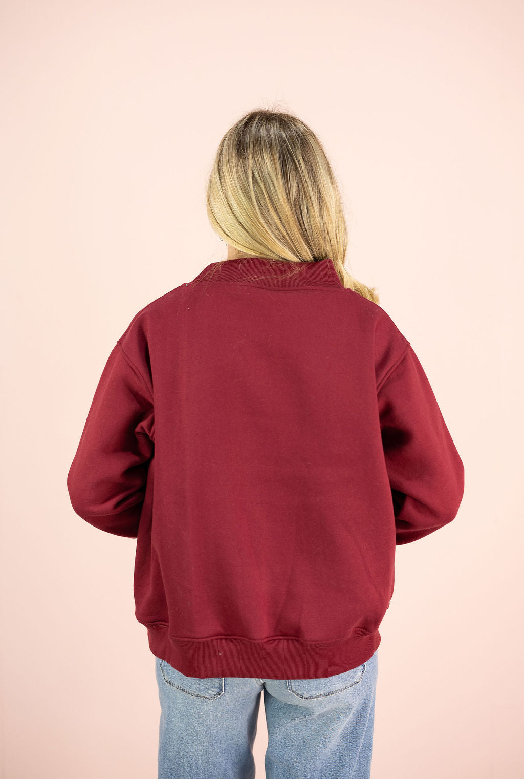 HOGS Mallory Gingham Mockneck