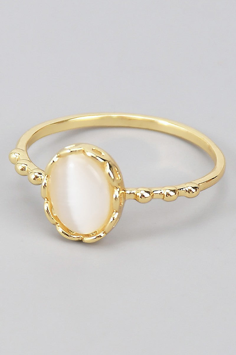 Textured Opal Ring