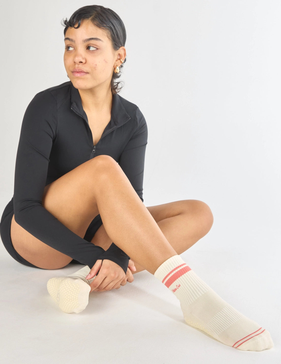 Pilates Era Grip Socks Blush