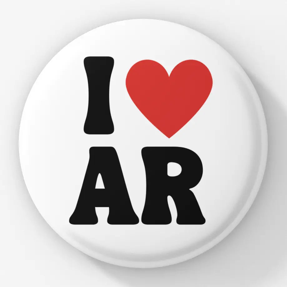 I Heart AR Button