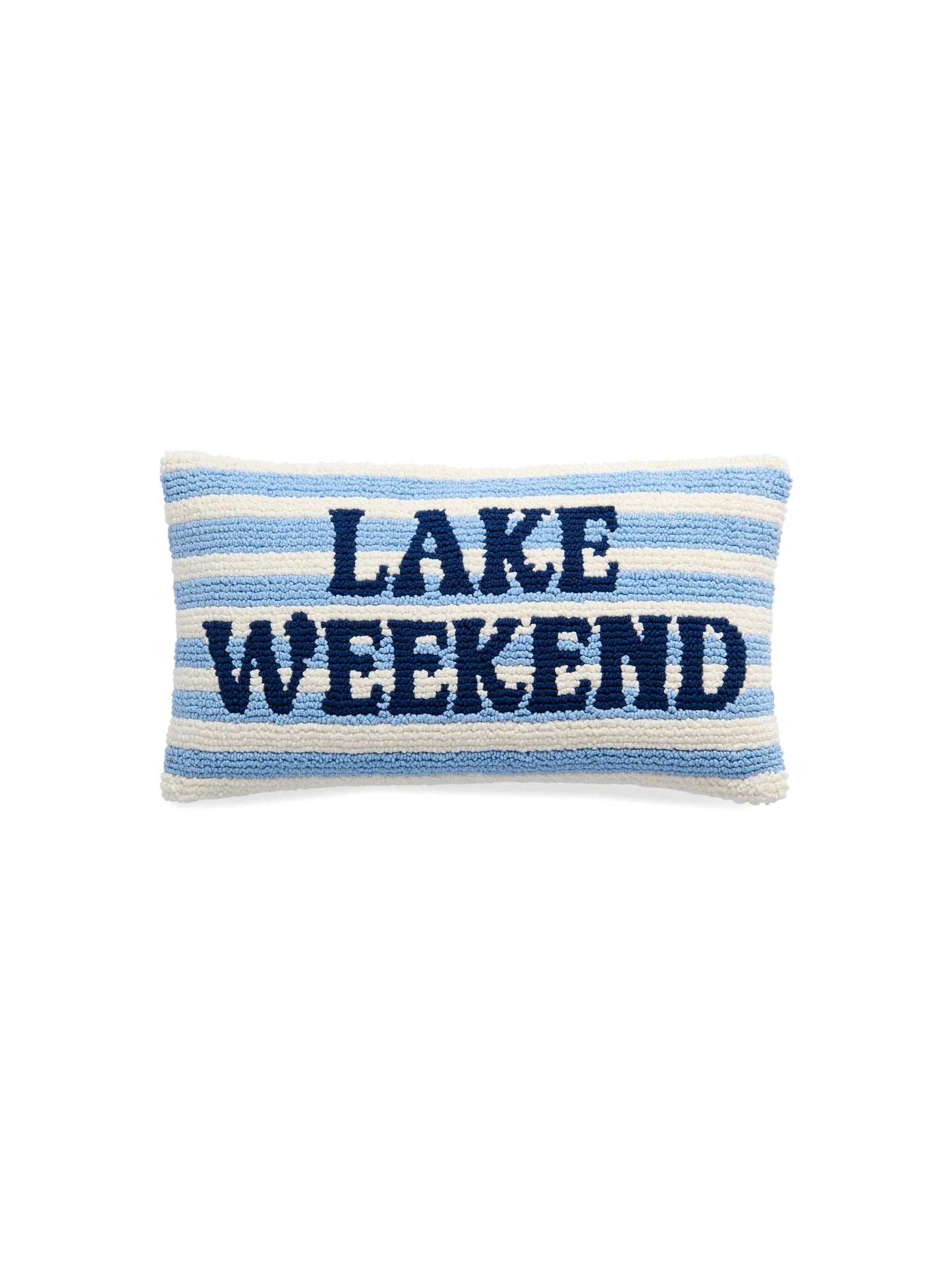Lake Weekend Stripe Pillow - Clothe Boutique