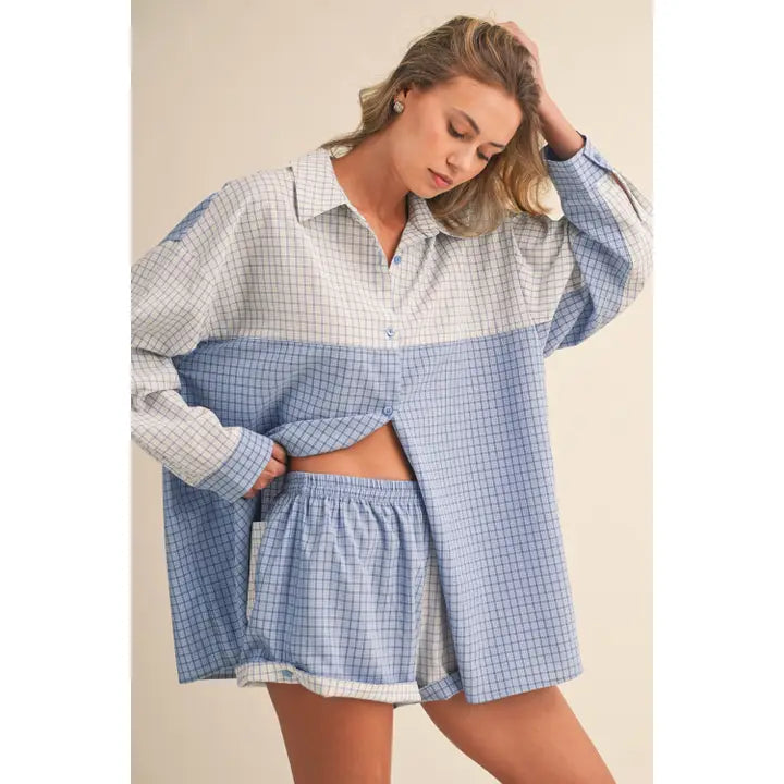 Long Sleeve Shirt & Shorts Set of 2