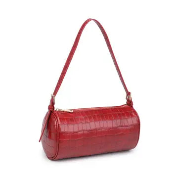 Rachel Red Croco Purse