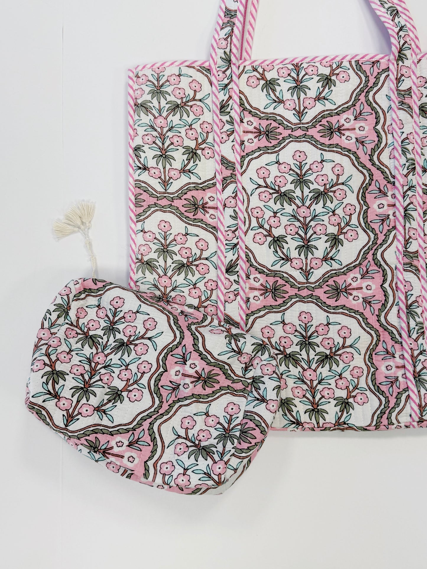 Pink Petals Tote Bag