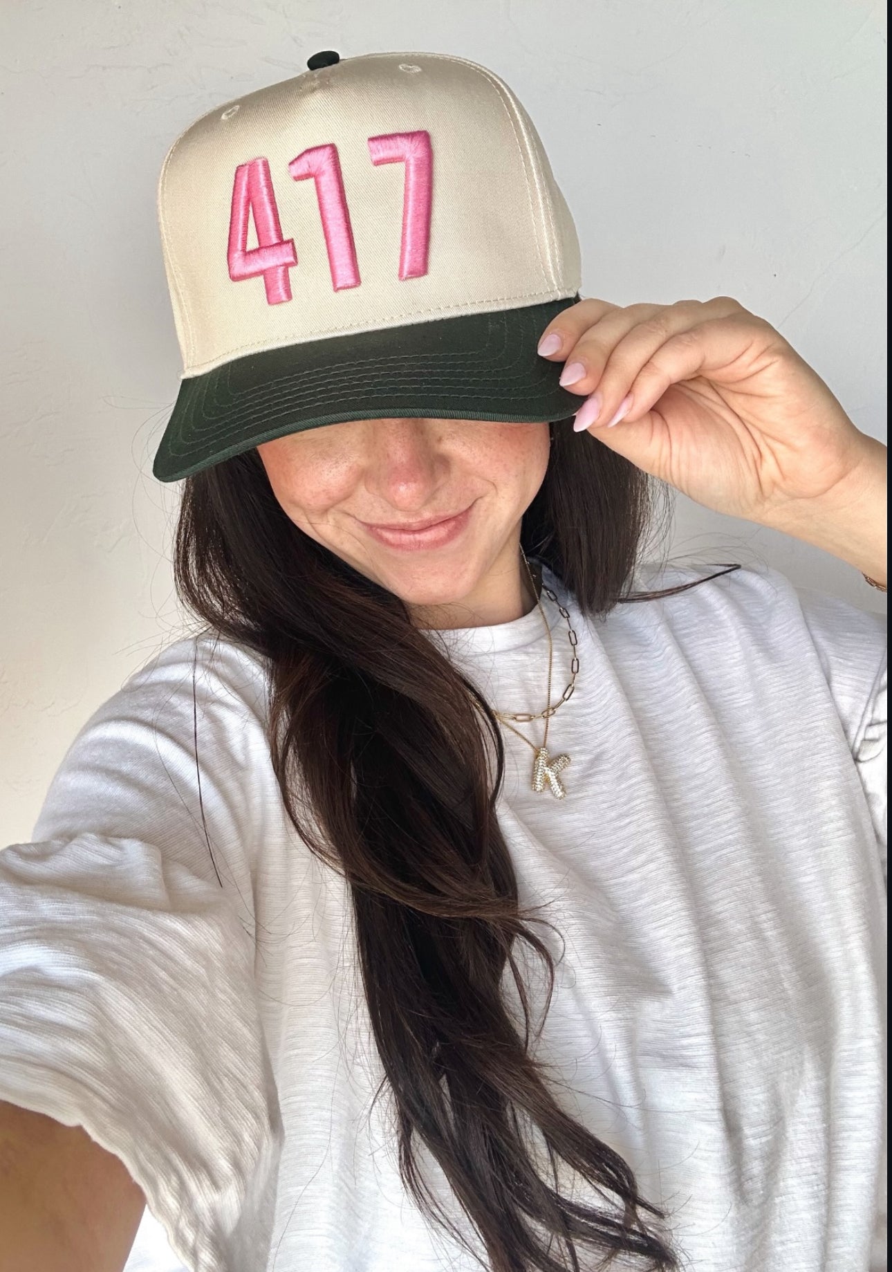 Cream vintage hat top