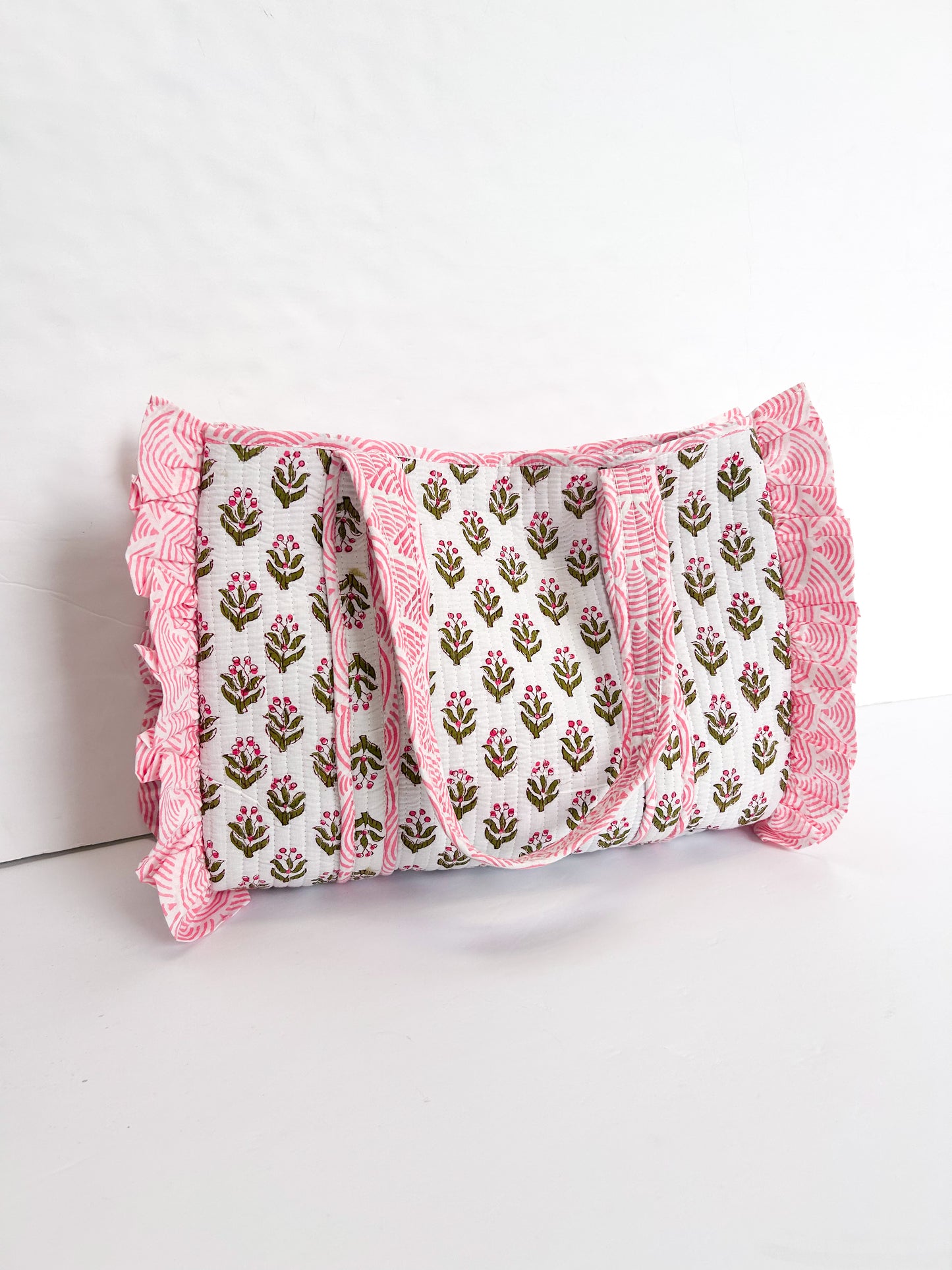 Clover Fridays Georgia Ruffle Tote Small