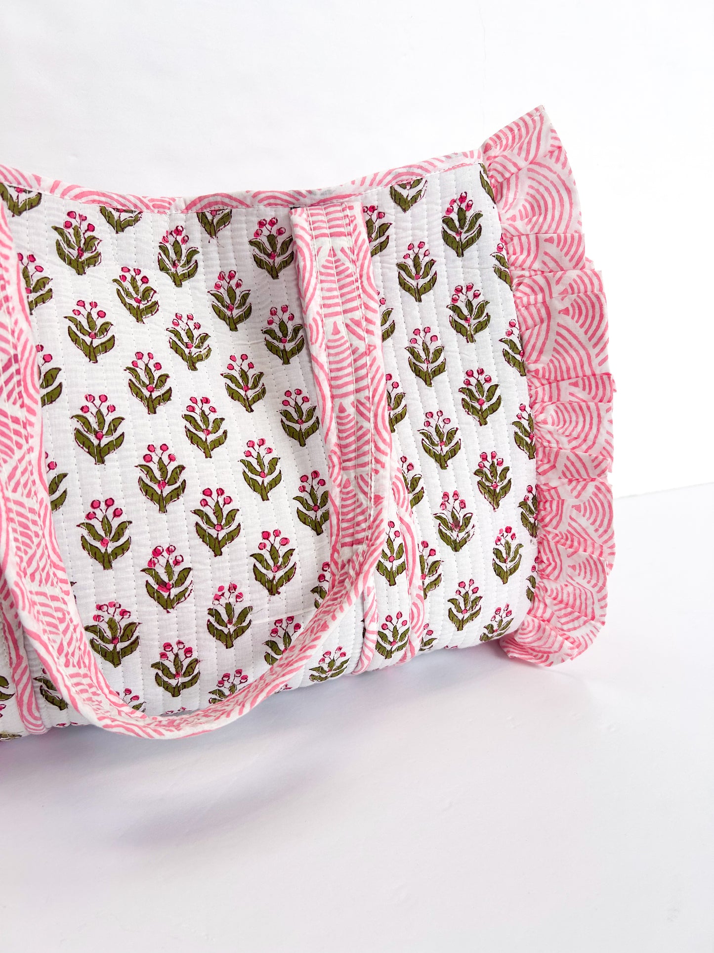Clover Fridays Georgia Ruffle Tote Small