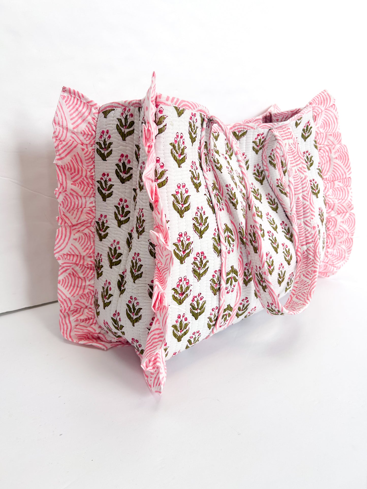 Clover Fridays Georgia Ruffle Tote Small