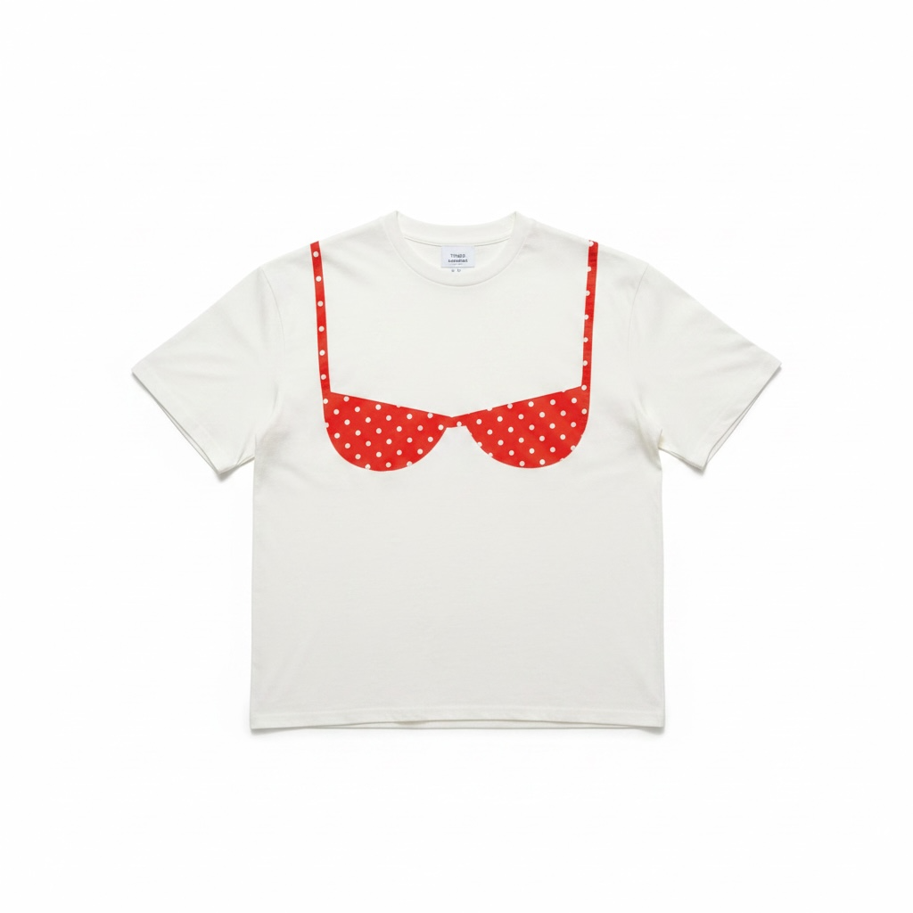 Bikini Patchwork T-shirt Red