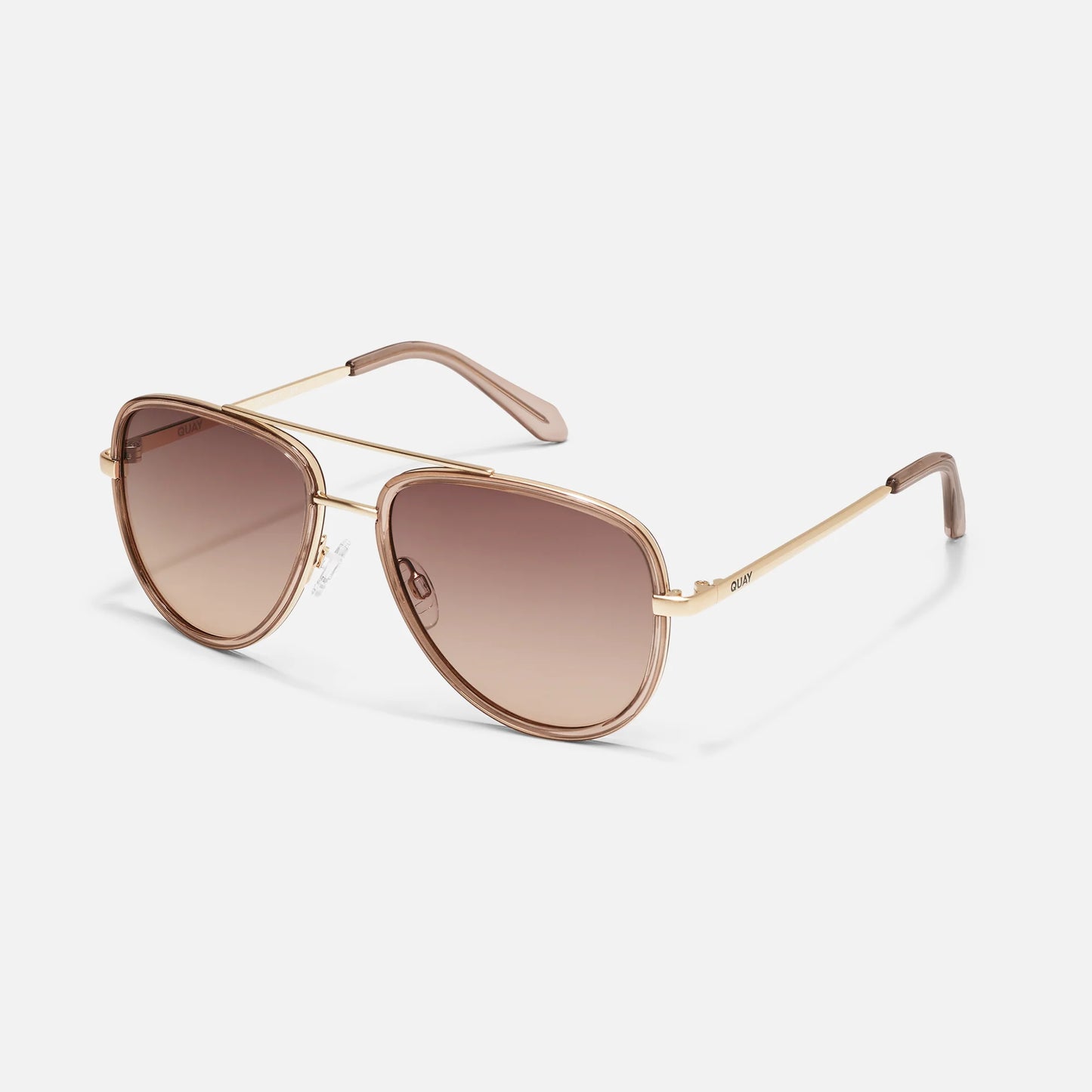 All In Medium Quay Sunglasses - Doe/Brown Fawn