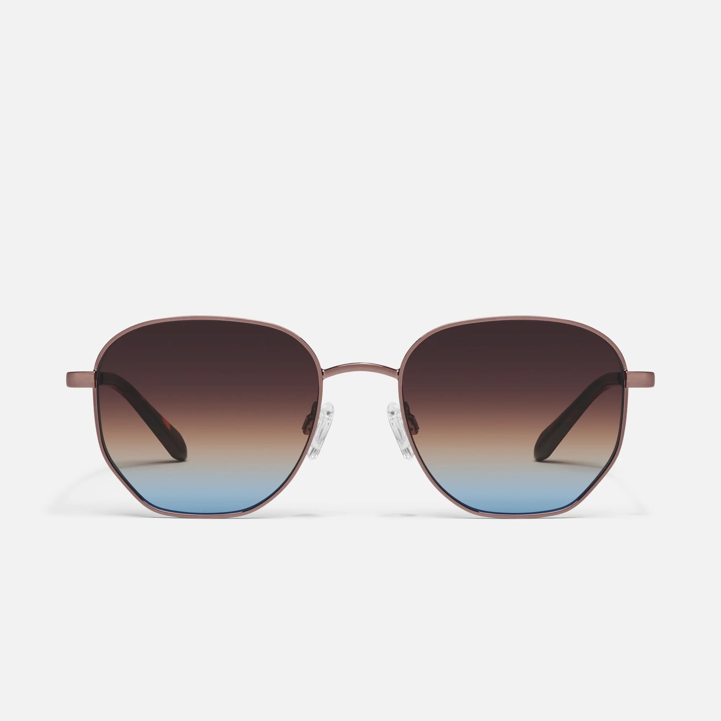 Big Time Quay Sunglasses - Chocolate/Brown Blue
