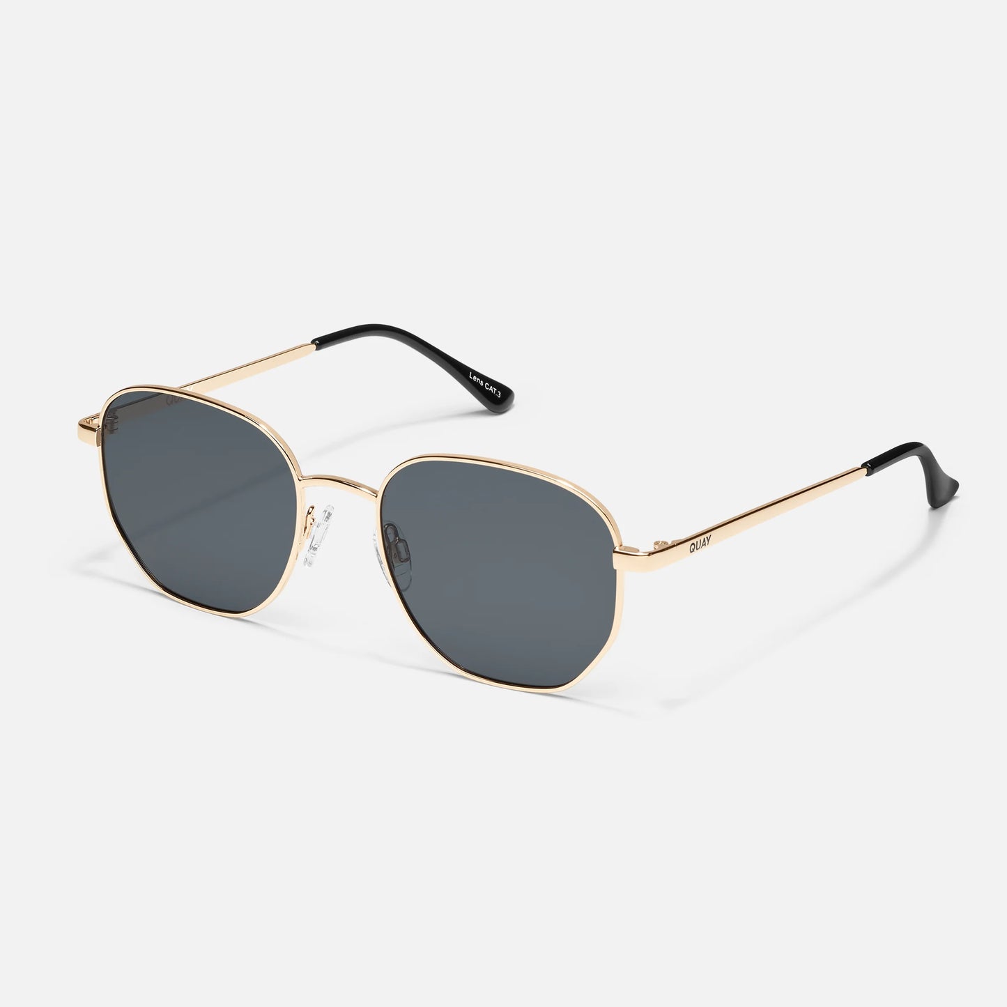 Big Time Quay Sunglasses - Gold/Smoke