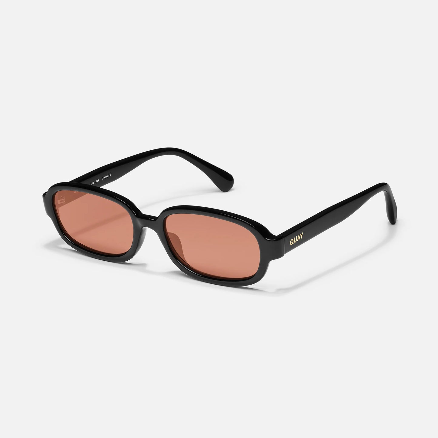 Could Never Quay Sunglasses - Black/Apricot