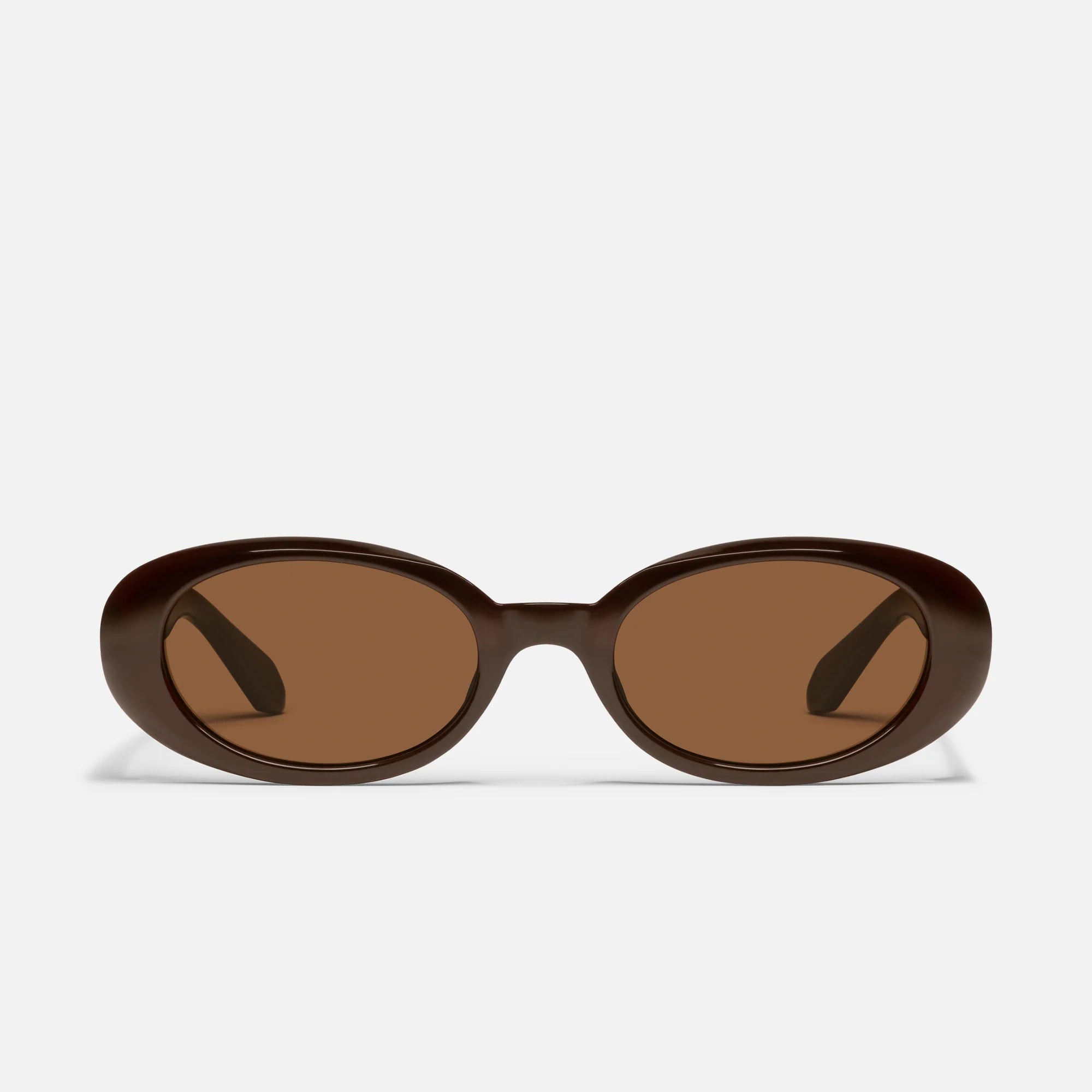 Felt Cute Quay Sunglasses - Chocolate/Brown – Clothe Boutique display picture 3