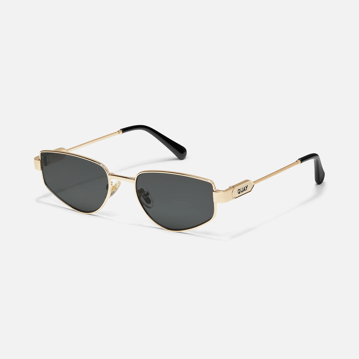 Hit Single Quay Sunglasses - Gold/Smoke